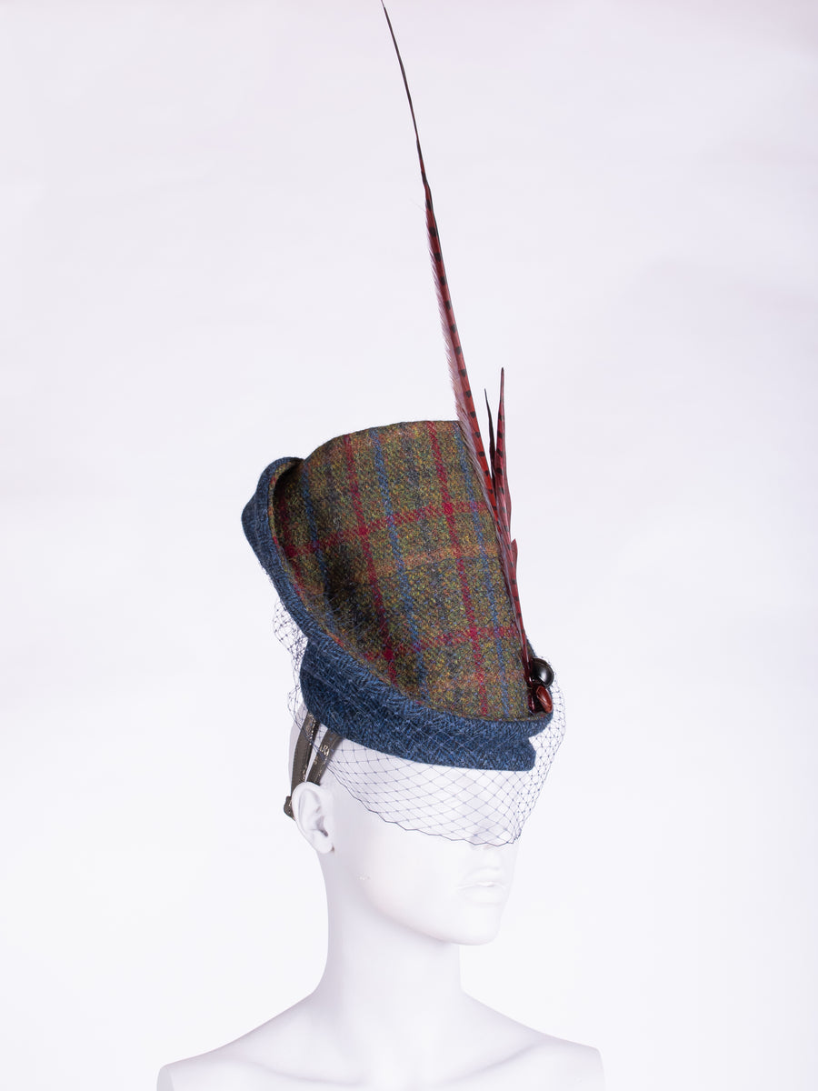 independent fashion label - Edwardian style wool hat