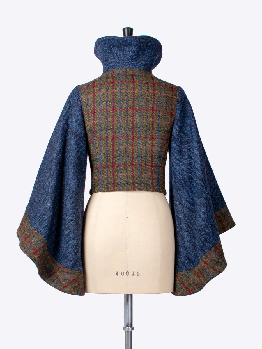 slow fashion - country style handwoven Harris Tweed luxury jacket