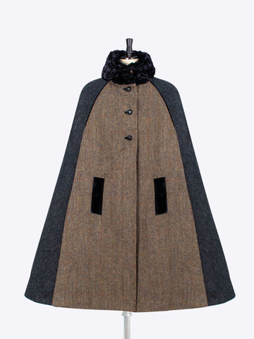 ladies tailoring - harris tweed long cape