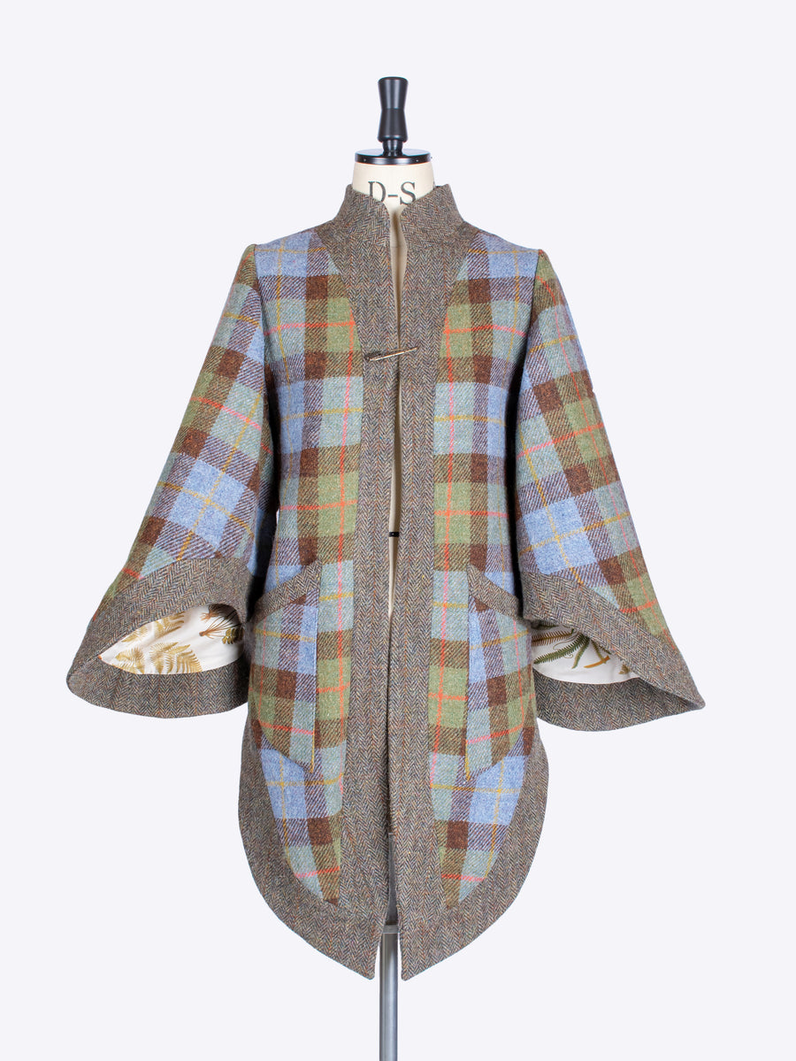heritage fashion - MacLeod and moss green vintage style Harris Tweed jacket