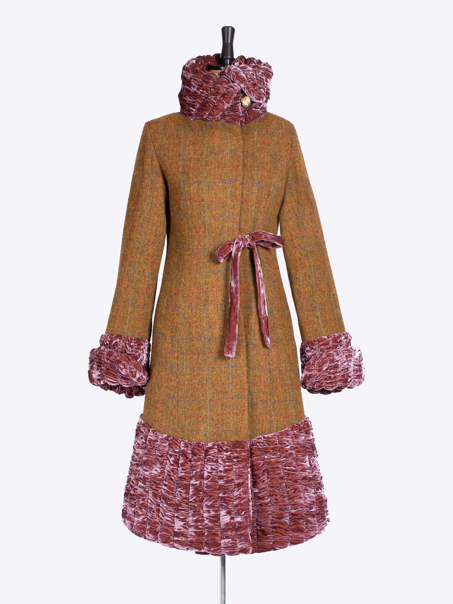 tweed with a twist - vintage style ladies winter coat