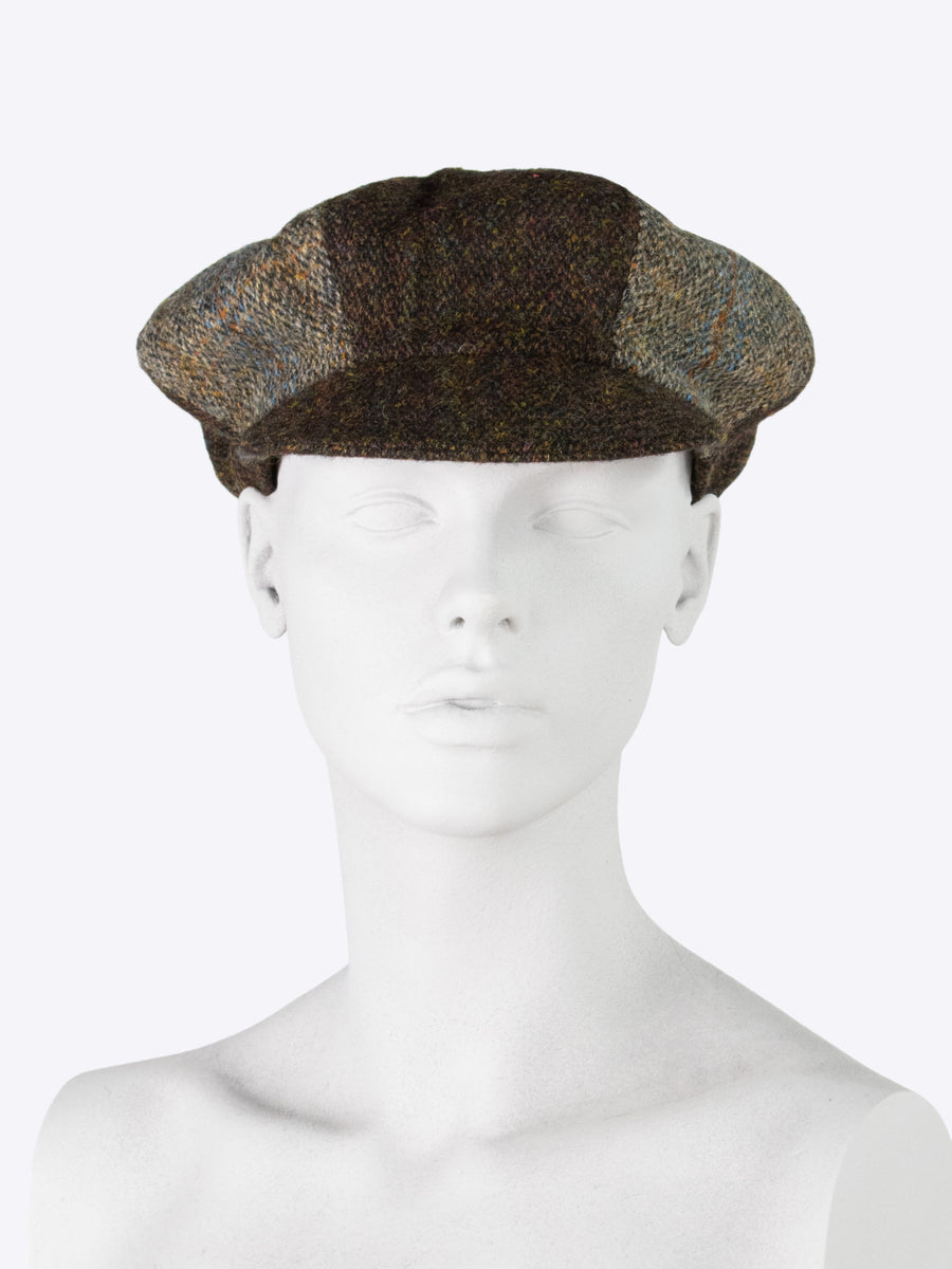 Peaky Blinders cap - chocolate and sage - one size fits all