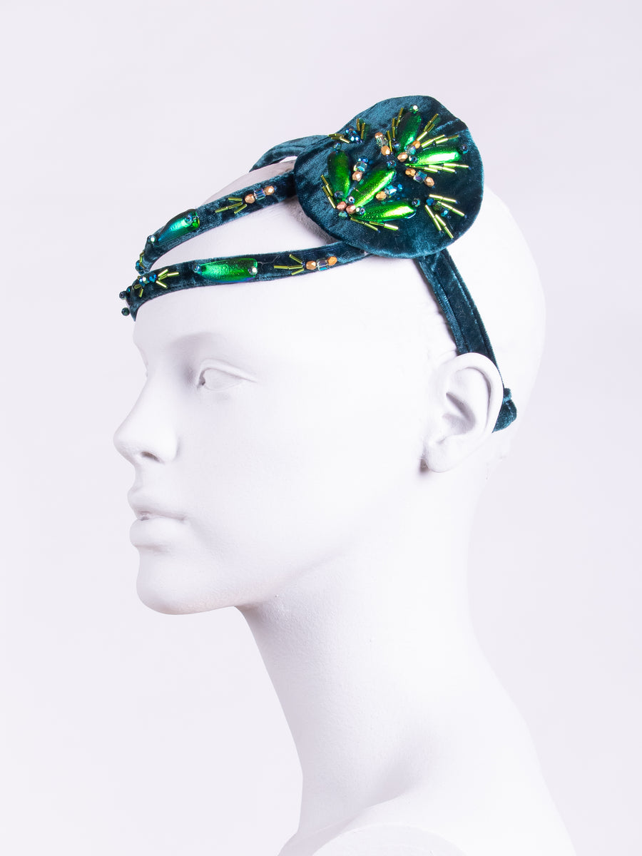 sustainable headwear - 20s style headpiece - wedding headband