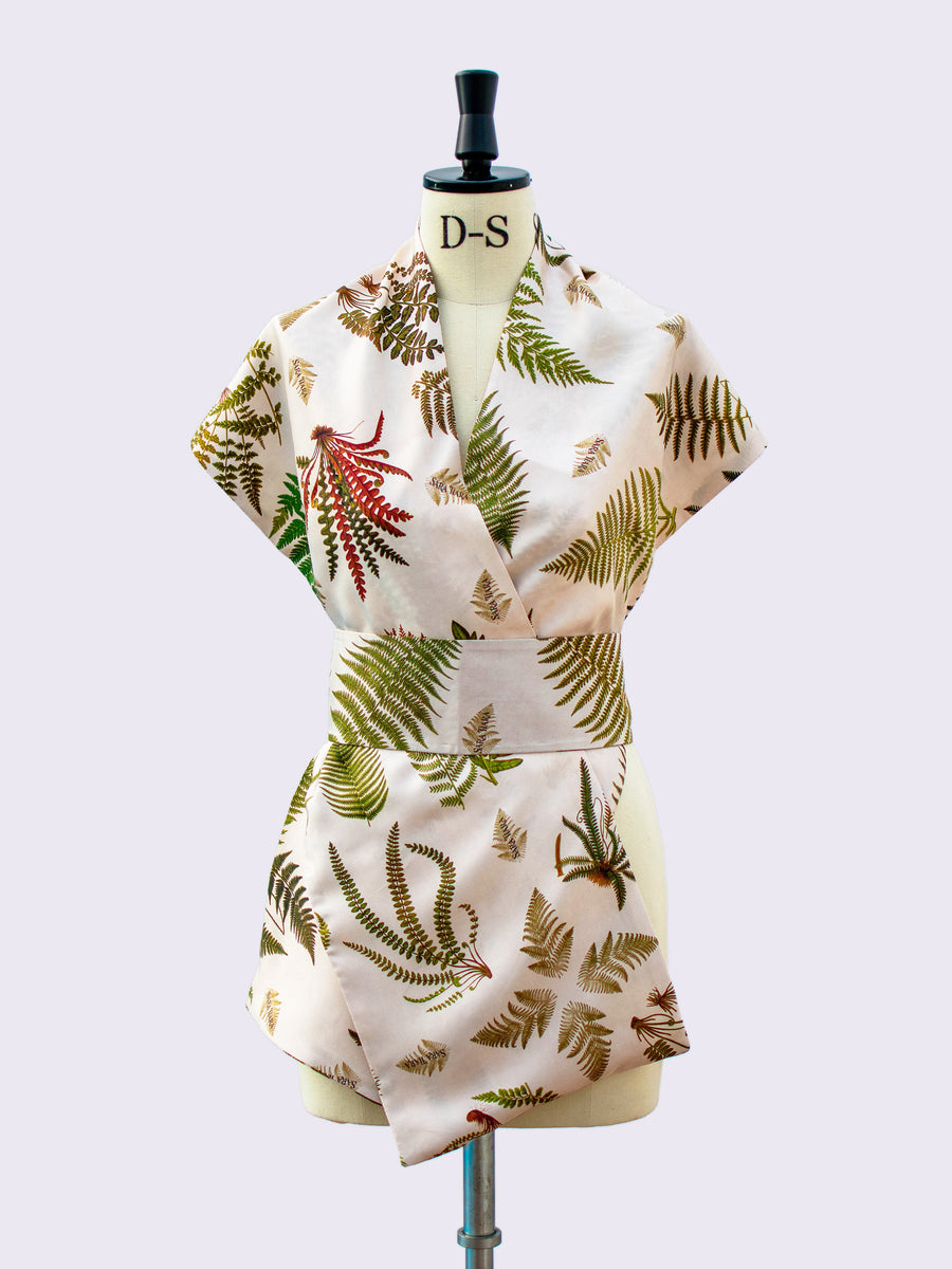 British fashion label - printed silk scarf