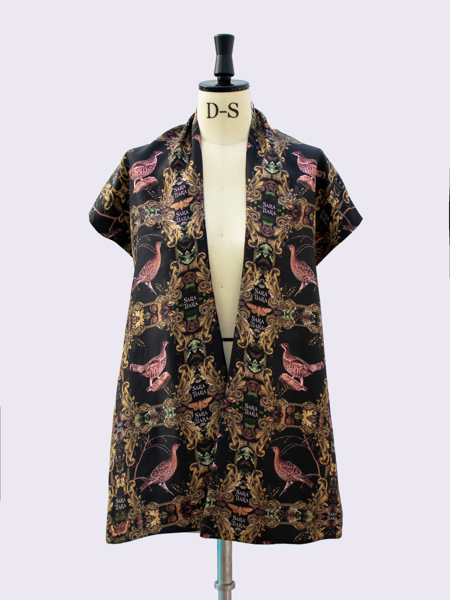 Country scarf - luxury silk