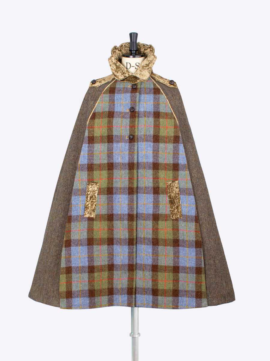 independent fashion label - British wool cape