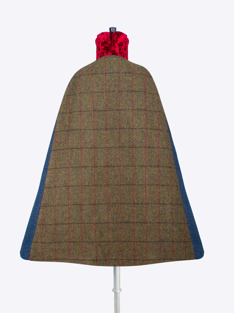 slow fashion - scallop collar cape