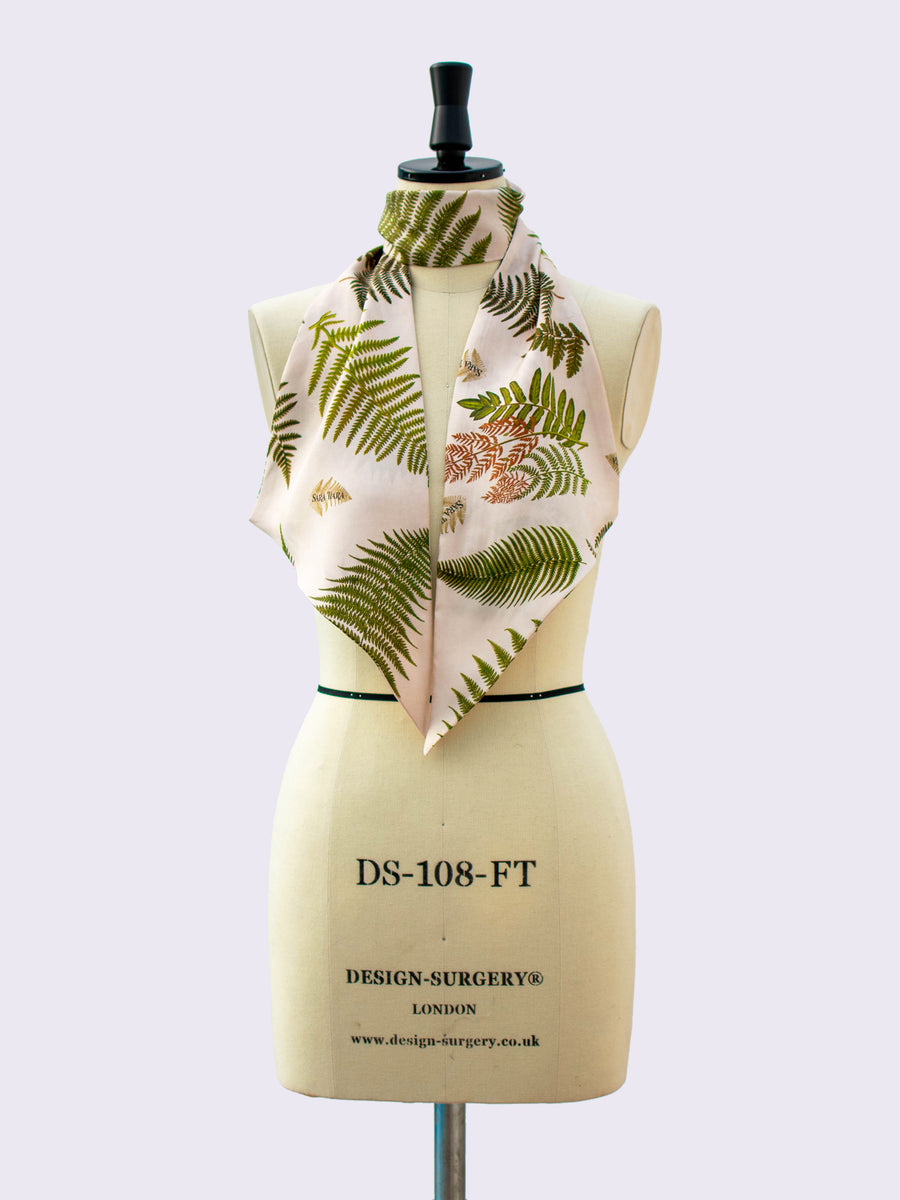 one of a kind gift - printed silk scarf