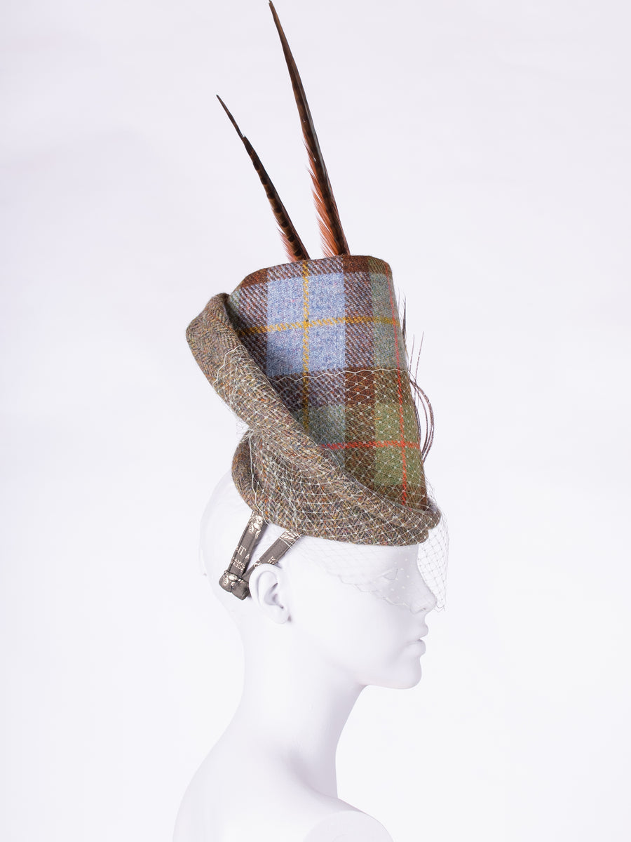 independent fashion label - handmade big wool hat